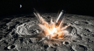 Unplanned Lunar Impact: The Trajectory and Scientific Value of Spent Falcon 9 Hardware